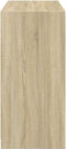 vidaXL - Kledingkast - 77x48x102 - cm - bewerkt - hout - sonoma - eikenkleurig