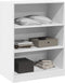 vidaXL - Kledingkast - 77x48x102 - cm - bewerkt - hout - wit