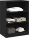 vidaXL - Kledingkast - 77x48x102 - cm - bewerkt - hout - zwart