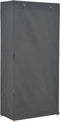 vidaXL - Kledingkast - 79x40x170 - cm - stof - grijs