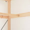 vidaXL - Kledingkast - 79x40x170 - cm - stof - wit