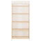 vidaXL - Kledingkast - 79x40x170 - cm - stof - wit