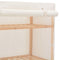 vidaXL - Kledingkast - 79x40x170 - cm - stof - wit