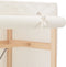 vidaXL - Kledingkast - 79x40x170 - cm - stof - wit