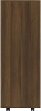 vidaXL - Kledingkast - 80x40x110 - cm - bewerkt - hout - bruin - eikenkleur