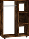 vidaXL - Kledingkast - 80x40x110 - cm - bewerkt - hout - gerookt - eikenkleurig