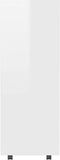 vidaXL - Kledingkast - 80x40x110 - cm - bewerkt - hout - hoogglans - wit