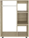 vidaXL - Kledingkast - 80x40x110 - cm - bewerkt - hout - sonoma - eikenkleurig