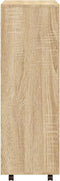 vidaXL - Kledingkast - 80x40x110 - cm - bewerkt - hout - sonoma - eikenkleurig