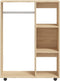 vidaXL - Kledingkast - 80x40x110 - cm - bewerkt - hout - sonoma - eikenkleurig