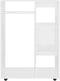 vidaXL - Kledingkast - 80x40x110 - cm - bewerkt - hout - wit