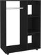 vidaXL - Kledingkast - 80x40x110 - cm - bewerkt - hout - zwart