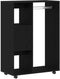 vidaXL - Kledingkast - 80x40x110 - cm - bewerkt - hout - zwart - eikenkleur