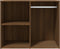 vidaXL - Kledingkast - 80x40x65 - cm - bewerkt - hout - bruin - eikenkleur