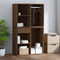 vidaXL - Kledingkast - 80x40x65 - cm - bewerkt - hout - bruin - eikenkleur