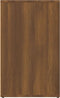 vidaXL - Kledingkast - 80x40x65 - cm - bewerkt - hout - bruin - eikenkleur