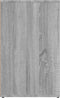 vidaXL - Kledingkast - 80x40x65 - cm - bewerkt - hout - grijs - sonoma - eikenkleur
