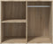 vidaXL - Kledingkast - 80x40x65 - cm - bewerkt - hout - sonoma - eikenkleurig