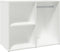 vidaXL - Kledingkast - 80x40x65 - cm - bewerkt - hout - wit