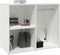 vidaXL - Kledingkast - 80x40x65 - cm - bewerkt - hout - wit