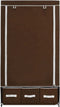 vidaXL - Kledingkast - 87x49x159 - cm - stof - bruin