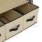 vidaXL - Kledingkast - 87x49x159 - cm - stof - crème