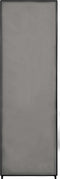 vidaXL - Kledingkast - 87x49x159 - cm - stof - grijs