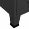vidaXL - Kledingkast - industrieel - 67x35x107 - cm - staal - antracietkleurig