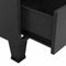 vidaXL - Kledingkast - industrieel - 67x35x107 - cm - staal - antracietkleurig
