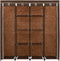 vidaXL - Kledingkast - met - 4 - vakken - 175x45x170 - cm - bruin