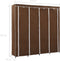 vidaXL - Kledingkast - met - 4 - vakken - 175x45x170 - cm - bruin