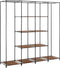 vidaXL - Kledingkast - met - 4 - vakken - 175x45x170 - cm - bruin