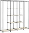 vidaXL - Kledingkast - met - 4 - vakken - 175x45x170 - cm - crème