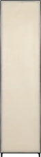 vidaXL - Kledingkast - met - 4 - vakken - 175x45x170 - cm - crème