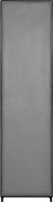vidaXL - Kledingkast - met - 4 - vakken - 175x45x170 - cm - grijs
