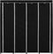 vidaXL - Kledingkast - met - 4 - vakken - 175x45x170 - cm - zwart