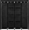 vidaXL - Kledingkast - met - 4 - vakken - 175x45x170 - cm - zwart