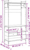 vidaXL - Kledingkast - met - lades - 89x39x184,5 - cm - bewerkt - hout - bruineiken