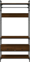 vidaXL - Kledingkast - met - lades - 89x39x184,5 - cm - bewerkt - hout - bruineiken