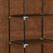 vidaXL - Kledingkast - met - vakken - en - stangen - 150x45x175 - cm - stof - bruin