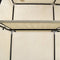 vidaXL - Kledingkast - met - vakken - en - stangen - 150x45x175 - cm - stof - crème