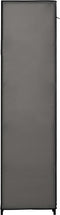 vidaXL - Kledingkast - met - vakken - en - stangen - 150x45x176 - cm - stof - grijs