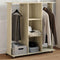 vidaXL - Kledingkast - met - wielen - 102x38x110 - cm - bewerkt - hout - sonoma - eiken
