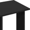 vidaXL - Kledingkast - met - wielen - 102x38x110 - cm - bewerkt - hout - zwart