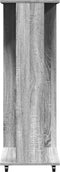 vidaXL - Kledingkast - met - wielen - 102x38x110 - cm - hout - grijs - sonoma - eiken