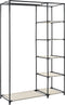 vidaXL - Kledingkast - opvouwbaar - 110x45x175 - cm - stof - crème