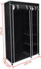 vidaXL - Kledingkast - opvouwbaar - 110x45x175 - cm - zwart