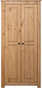 vidaXL - Kledingkast - Panama - Range - 80x50x171,5 - cm - massief - grenenhout