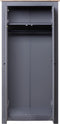 vidaXL - Kledingkast - Panama - Range - 80x50x171,5cm - massief - grenenhout - grijs