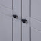 vidaXL - Kledingkast - Panama - Range - 80x50x171,5cm - massief - grenenhout - grijs
